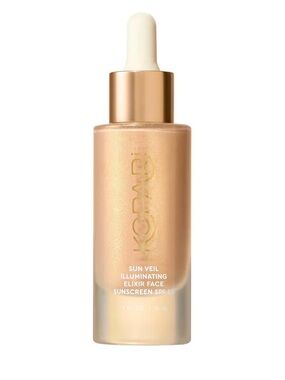 Kopari Sun Veil Illuminating Elixir Face Sunscreen SPF 38 1oz Golden Glow NIB